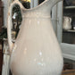 Antique Ironstone Tall Holland Republic Shape Marked Pitcher