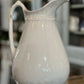 Antique Ironstone Tall Holland Republic Shape Marked Pitcher