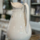 Antique Ironstone Tall Holland Republic Shape Marked Pitcher