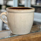 Antique RARE Salt Glazed Crock with Handle Stoneware