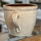 Antique RARE Salt Glazed Crock with Handle Stoneware