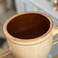 Antique RARE Salt Glazed Crock with Handle Stoneware
