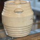 Robinson Ransbottom Morning Glory Spaulding's Cookies Advertising Jar Crock
