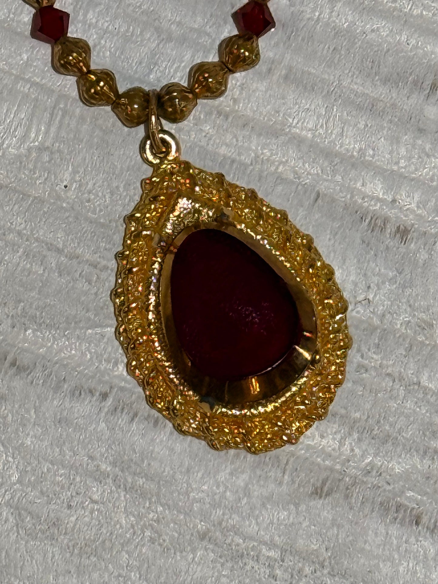 Vintage Garnet Necklace