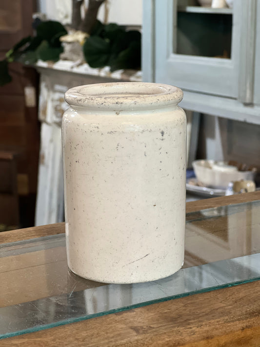 Antique 1800s Maling Ironstone Marmalade Jar