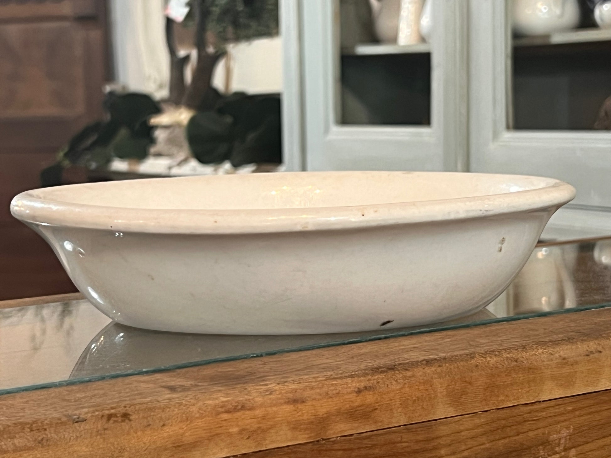 Antique Ironstone Serving Dish Vegetable Deep Unique Depth CP&CO