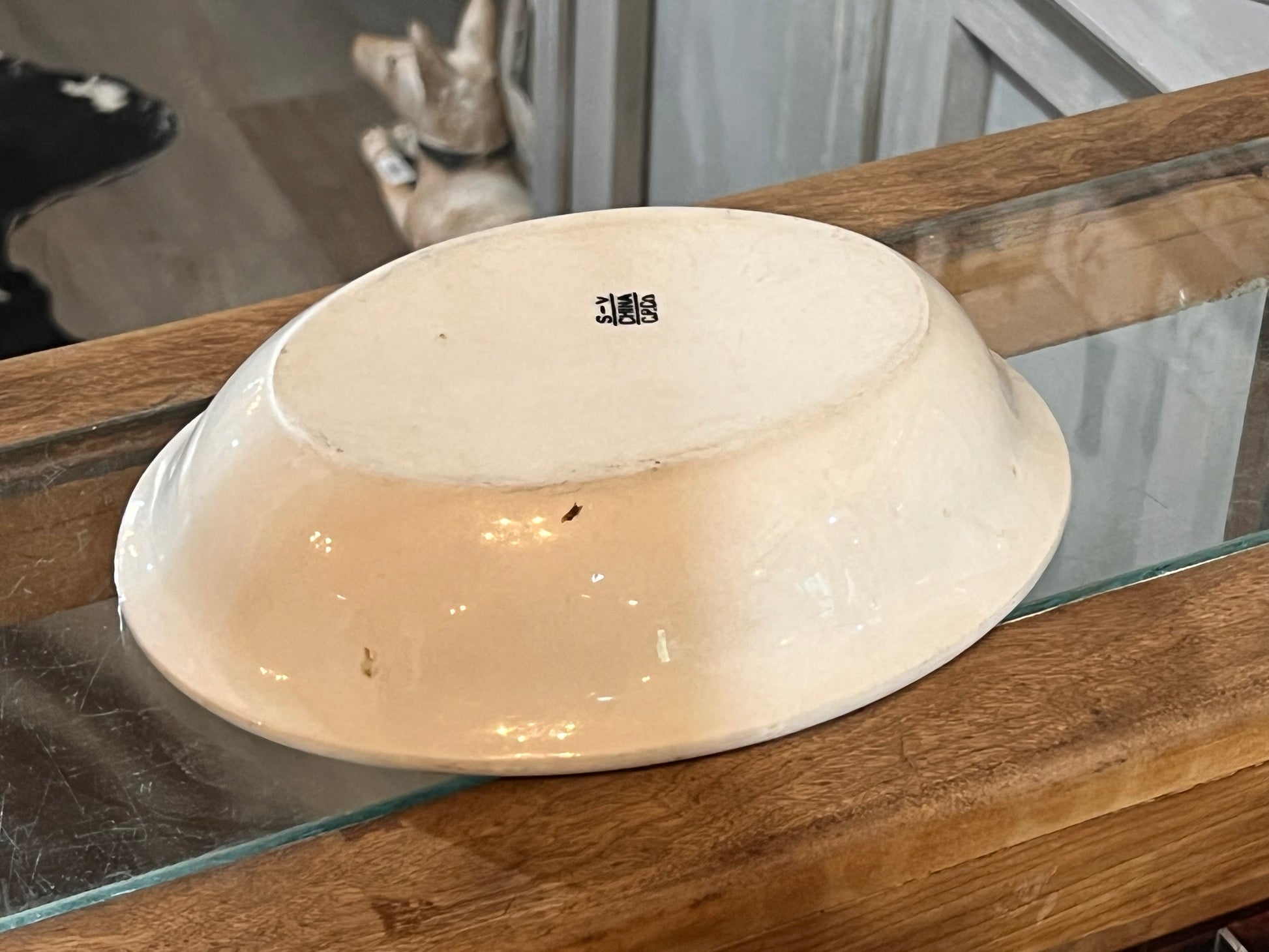 Antique Ironstone Serving Dish Vegetable Deep Unique Depth CP&CO