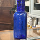 Antique John Wyeth & Bro Cobalt Blue Eye Wash Bottle & Cup