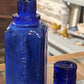 Antique John Wyeth & Bro Cobalt Blue Eye Wash Bottle & Cup