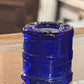 Antique John Wyeth & Bro Cobalt Blue Eye Wash Bottle & Cup