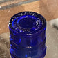Antique John Wyeth & Bro Cobalt Blue Eye Wash Bottle & Cup