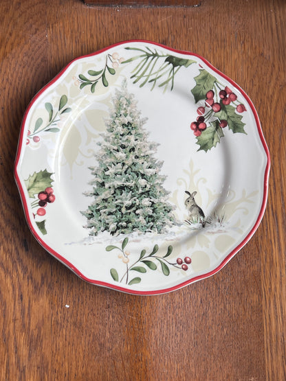 Better Homes &amp; Gardens Heritage Collection "Winter Forest" 9” Salad Plates (Sold Separately)