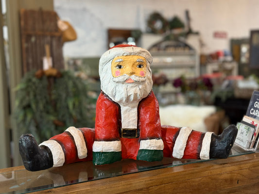 Vintage Paper Mache Santa