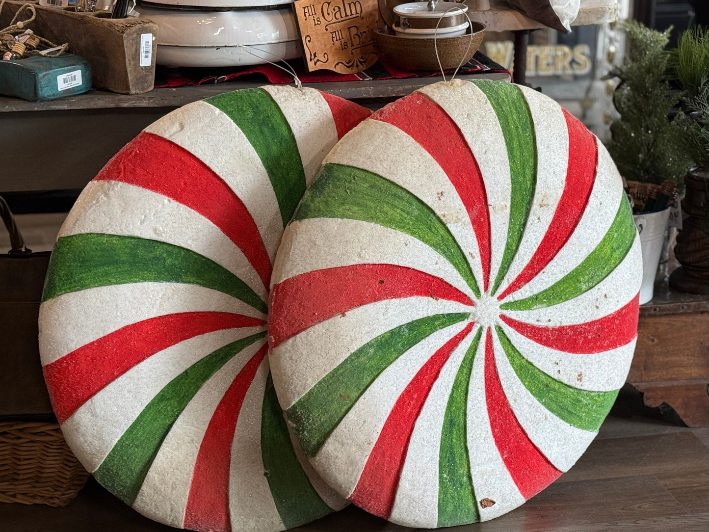 Set of 4 Large Ornaments