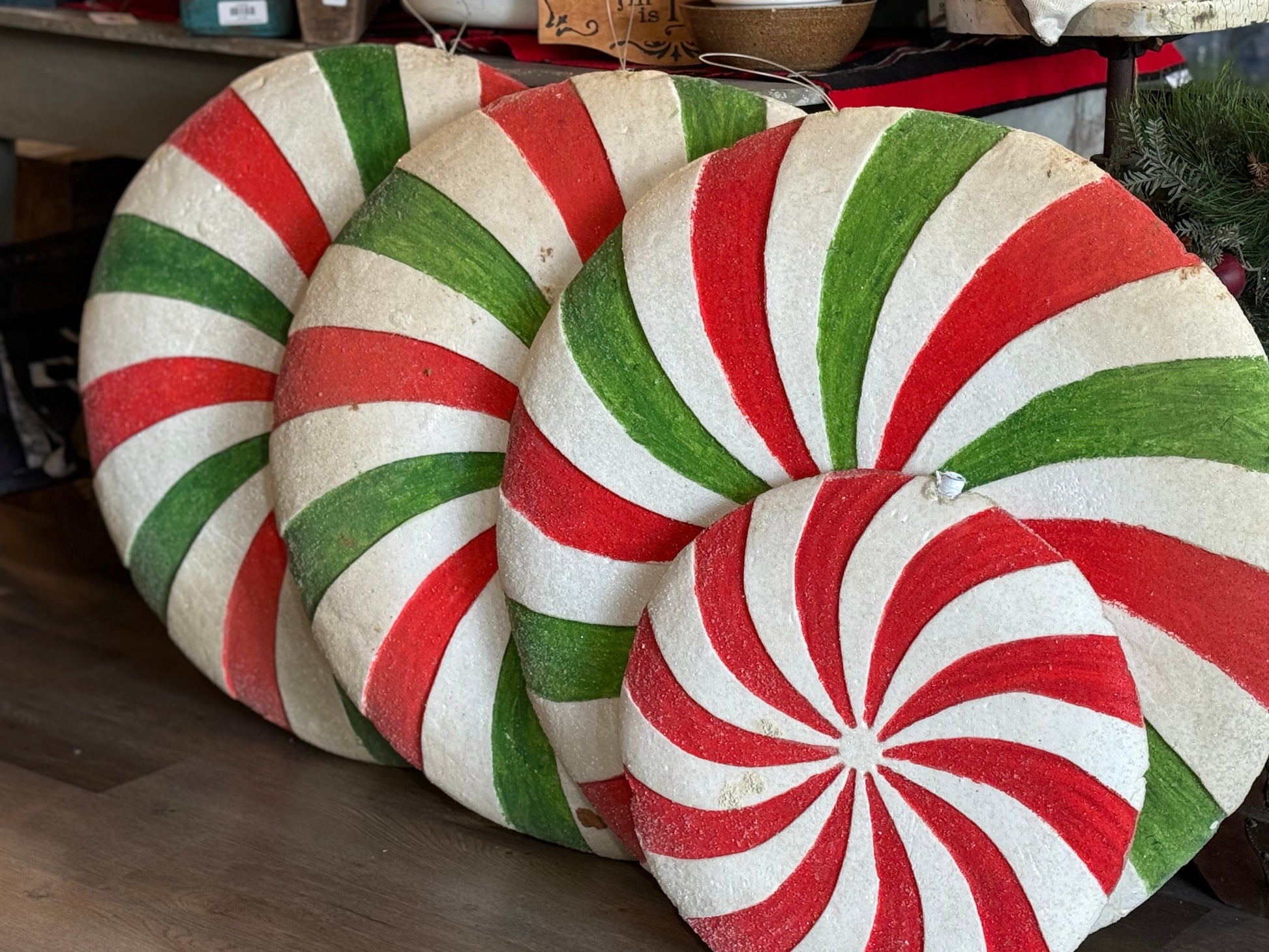 Set of 4 Large Ornaments