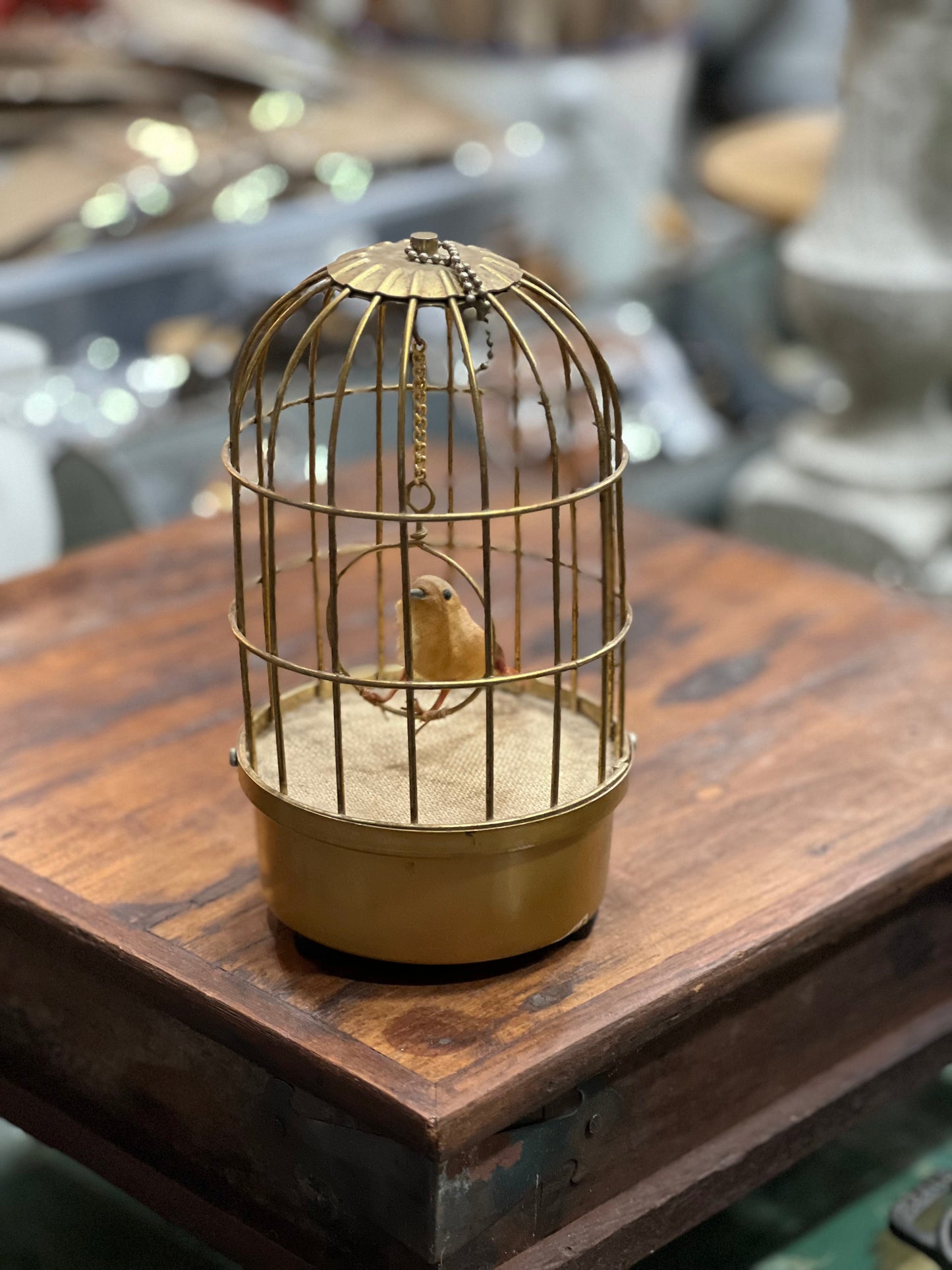 Vintage Saezuri Transistorized Singing Birdcage – Mid-Century Japanese Mechanical Automaton The Mustard Seed Collection