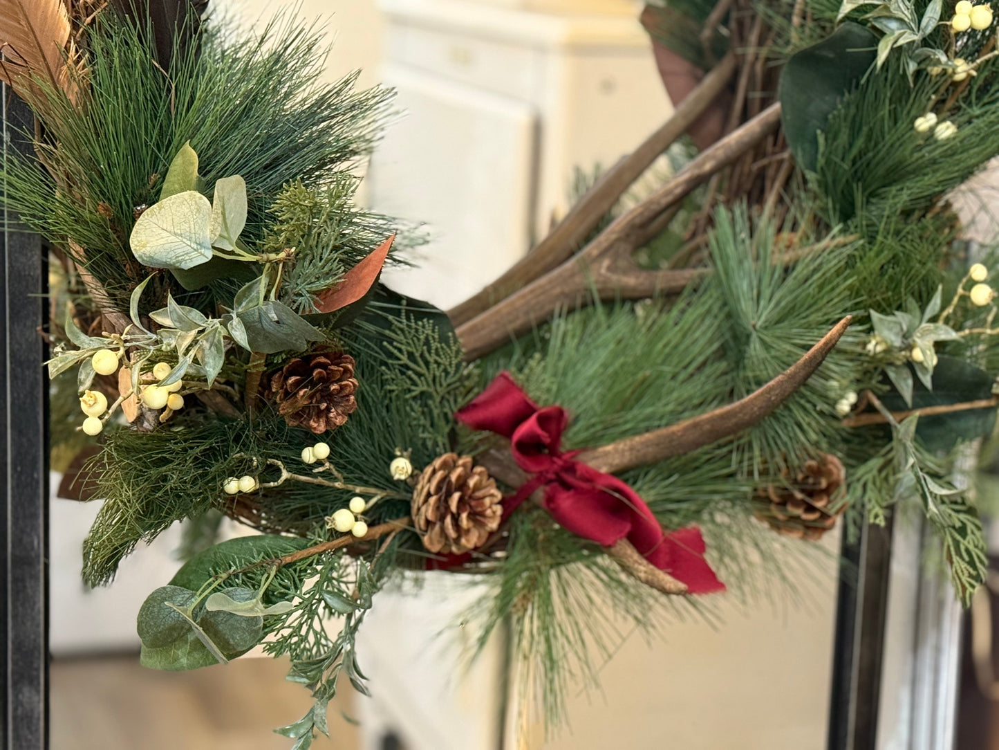 Rustic Winter Holiday Wreath