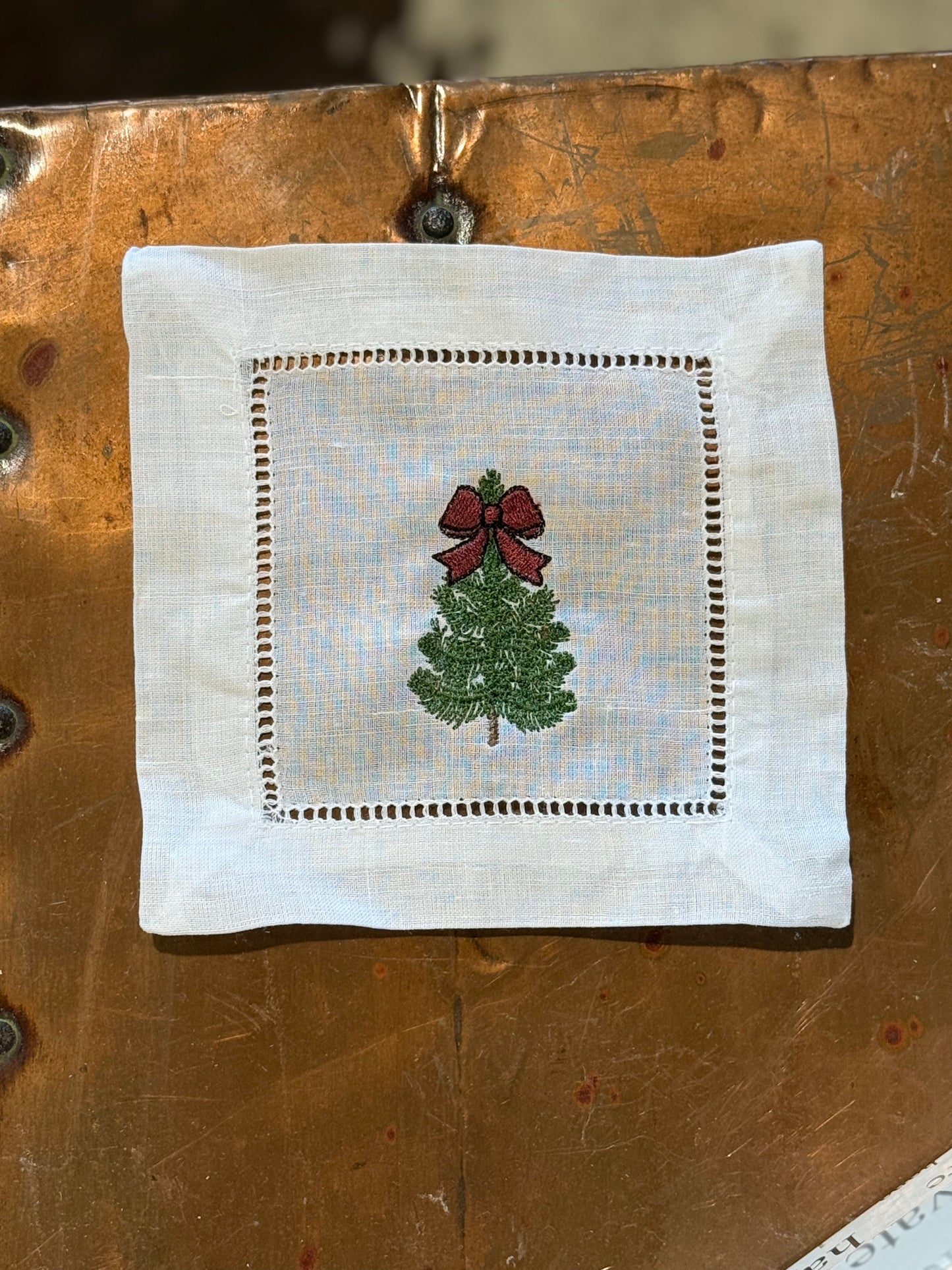 Christmas Tree Cocktail Napkin