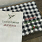 Pair of Black & White Checked Merry Christmas Placemats