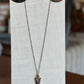 Mixed-Metal Arrowhead Pendant Necklace - 18"