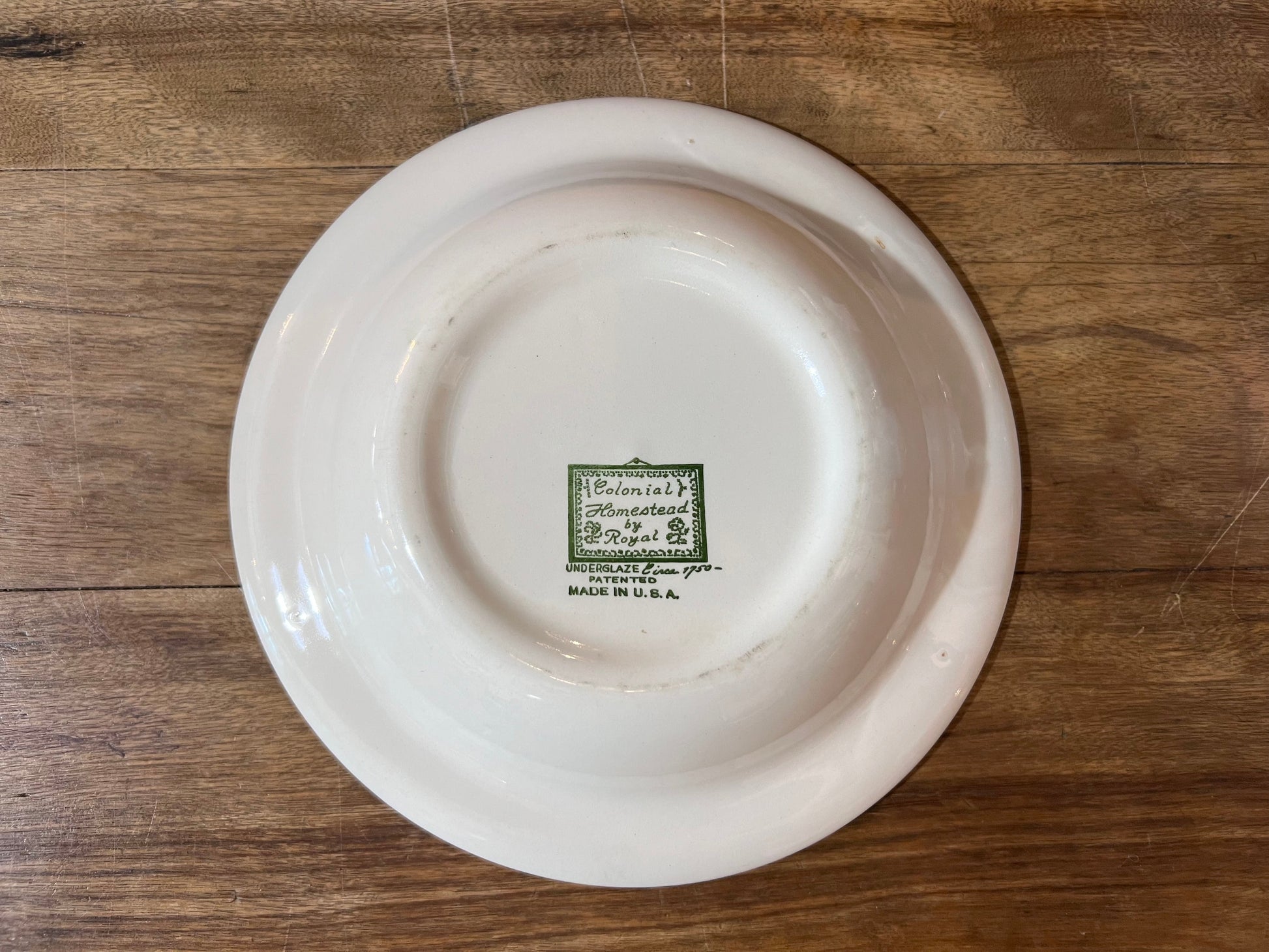 Vintage Colonial Homestead Green by Royal China – Pick Your Piece (Sold Separately) The Mustard Seed Collection, The Seed