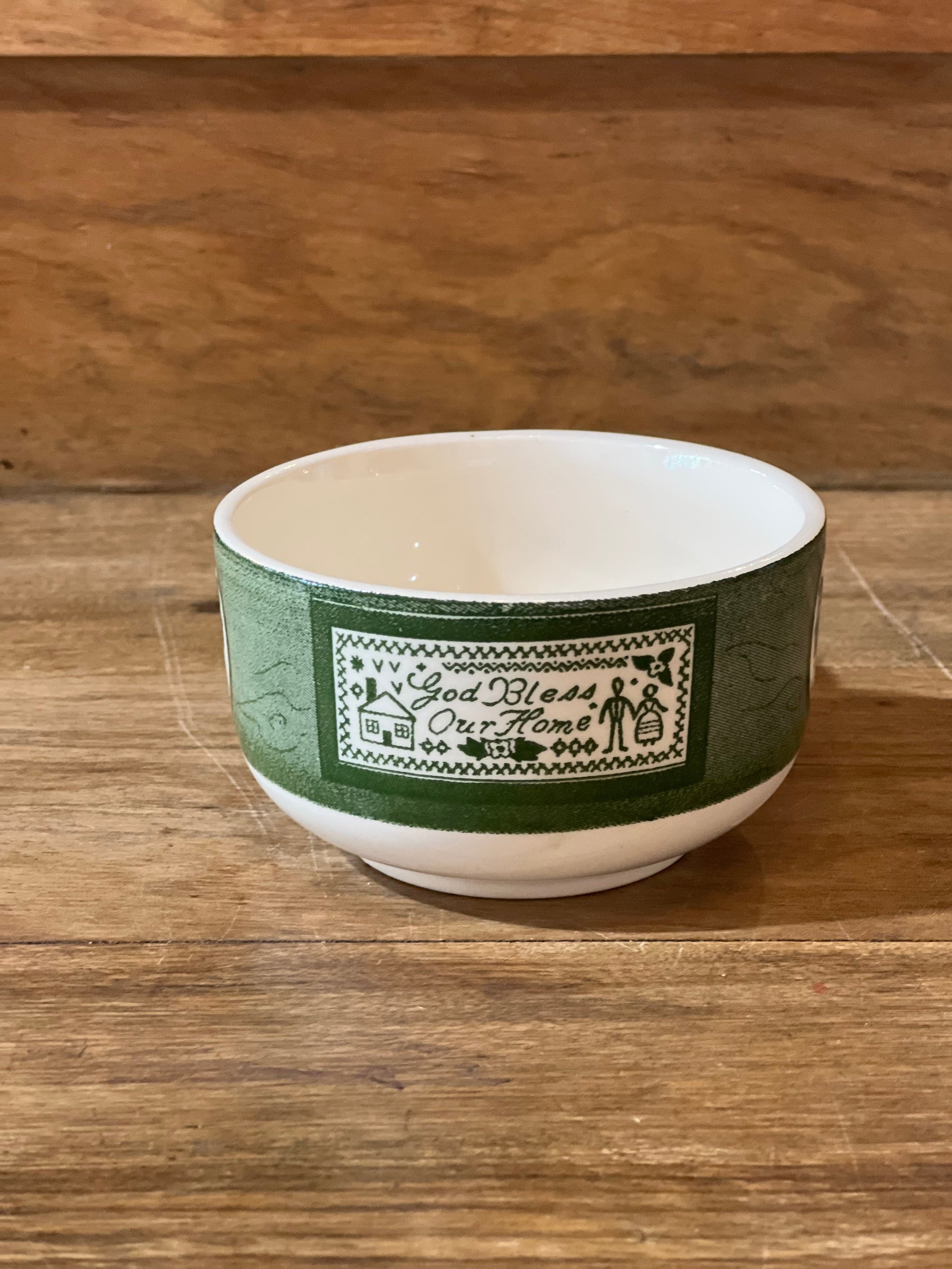 Vintage Colonial Homestead Green by Royal China – Pick Your Piece (Sold Separately) The Mustard Seed Collection, The Seed