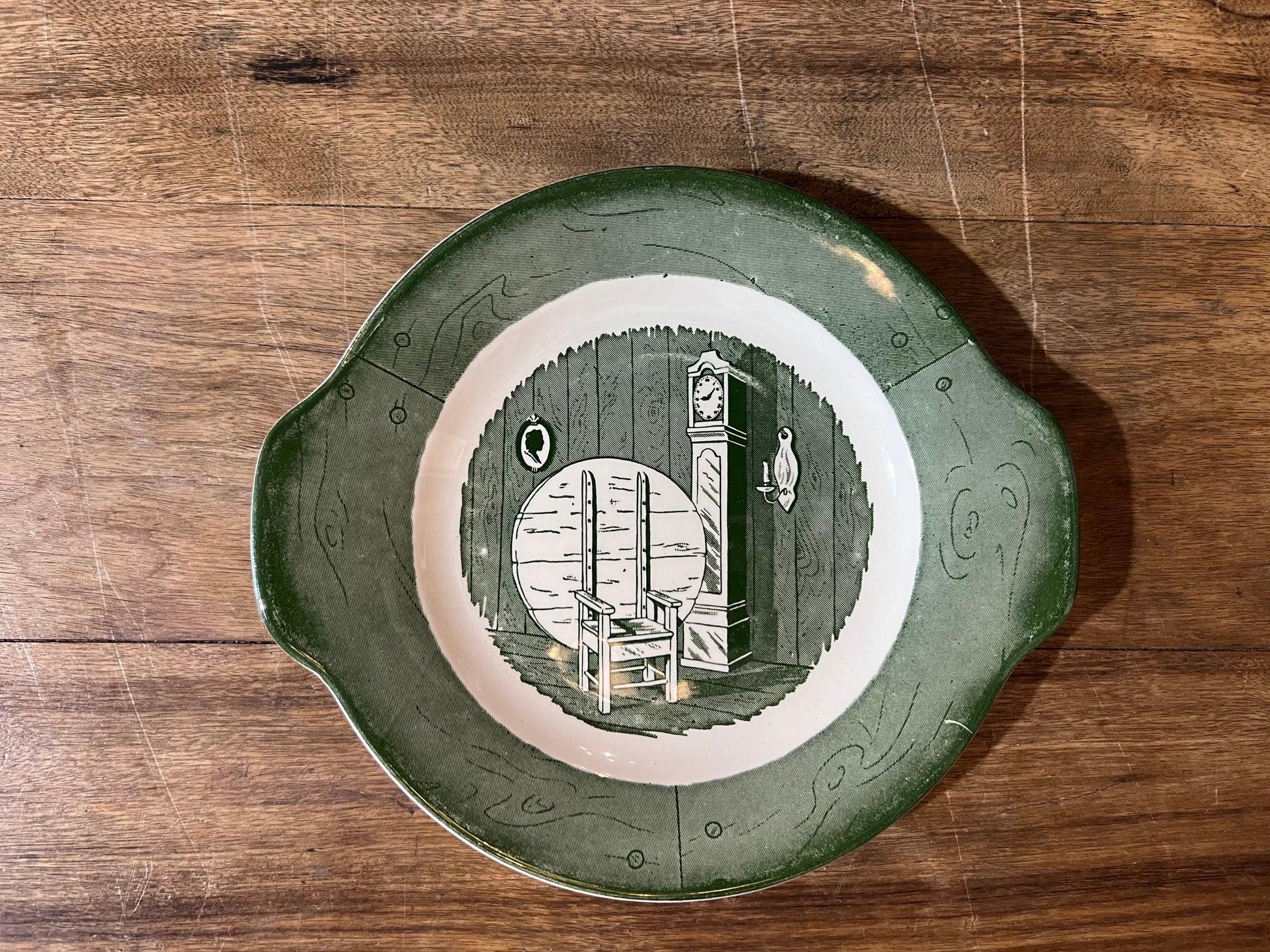 Vintage Colonial Homestead Green by Royal China – Pick Your Piece (Sold Separately) The Mustard Seed Collection, The Seed