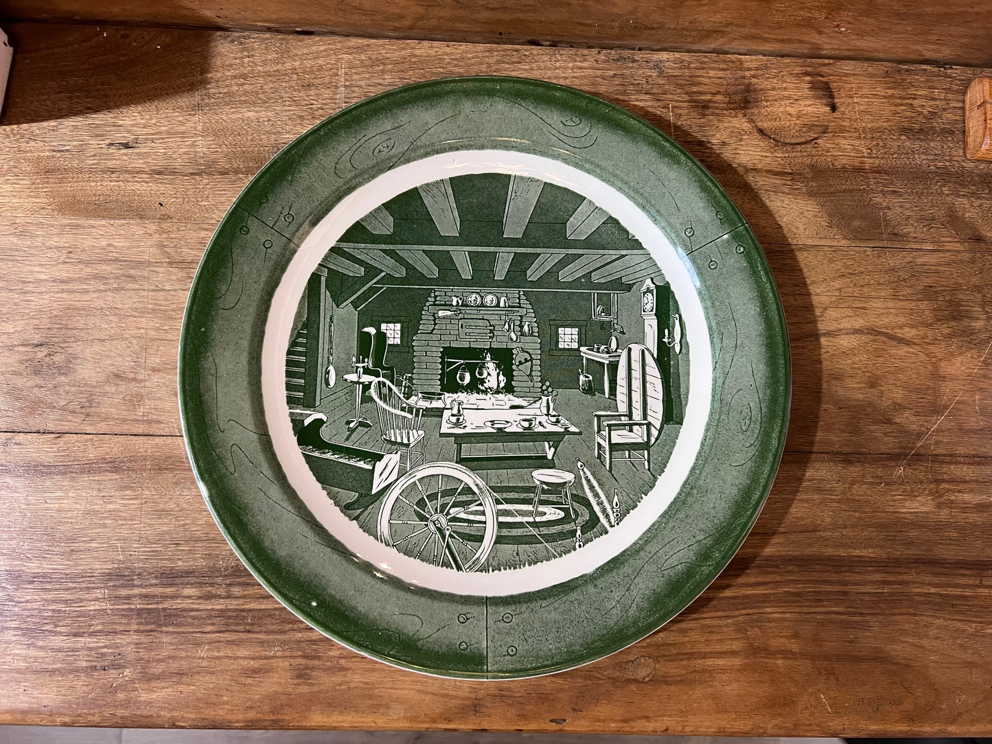Vintage Colonial Homestead Green by Royal China – Pick Your Piece (Sold Separately) The Mustard Seed Collection, The Seed