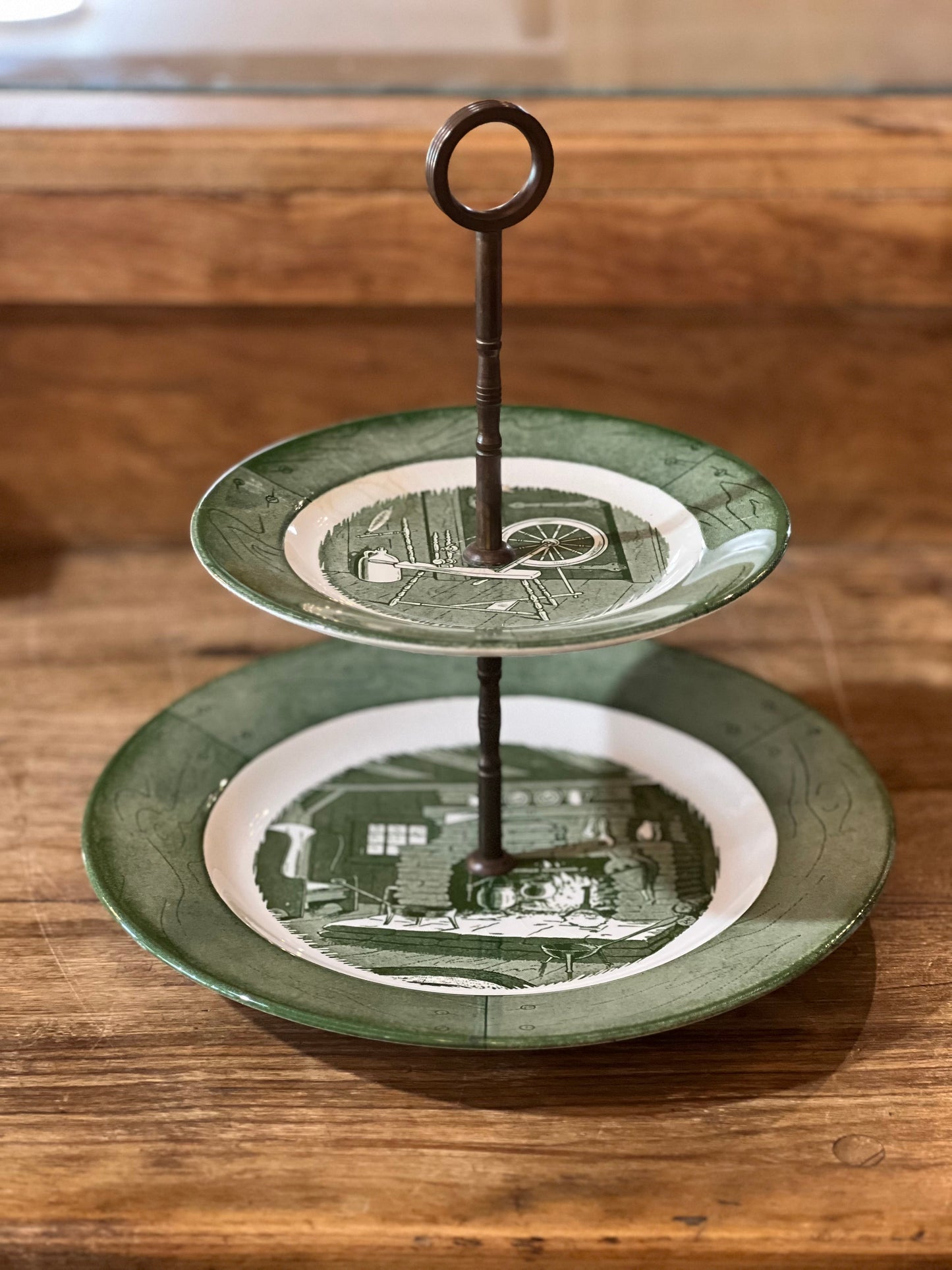Vintage Colonial Homestead Green by Royal China – Pick Your Piece (Sold Separately) The Mustard Seed Collection, The Seed