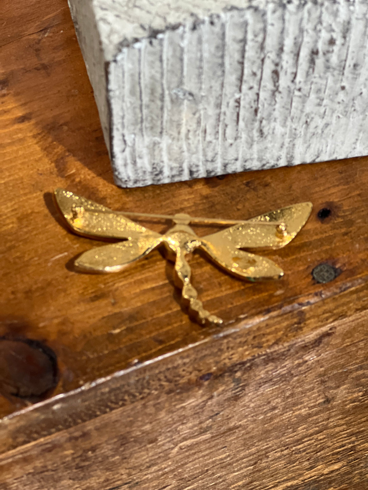 Vintage KJL for Avon "Nature's Treasures" Enameled Dragonfly Brooch