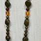 Chunky Earth Tone Multi-Bead Statement Necklace