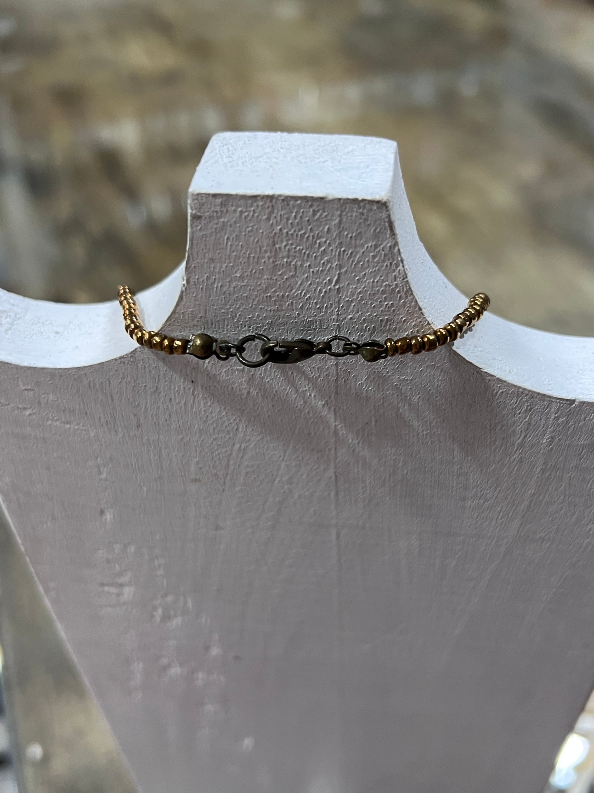 Chunky Earth Tone Multi-Bead Statement Necklace