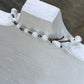 Vintage Mid-Century Signed West Germany Milk Glass Teardrop Fringe Necklace