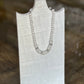 Vintage Mid-Century Signed West Germany Sculpted Milk Glass and Rhinestone Collar Necklace