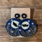 Midnight Celestial Beaded Statement Earrings