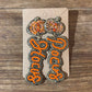 Hocus Pocus Beaded Pumpkin Statement Earrings