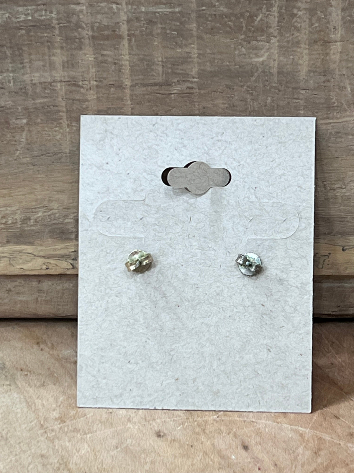 Script Monogram Initial Stud Earrings – Gold Tone Alphabet Post Earrings - A The Mustard Seed Collection, The Seed