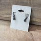 Retro Midnight Black &amp; Clear Crystal Cluster Clip-On Earrings – 0.75" x 1" Statement Earrings