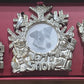 Gorham Silver-Plated Holiday Picture Frame Ornaments - Set of 3