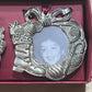Gorham Silver-Plated Holiday Picture Frame Ornaments - Set of 3
