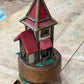 Vintage Handcrafted Wooden Chalet Music Box - "Silent Night"