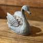 vintage Petites Choses heavy die-cast metal swan.
