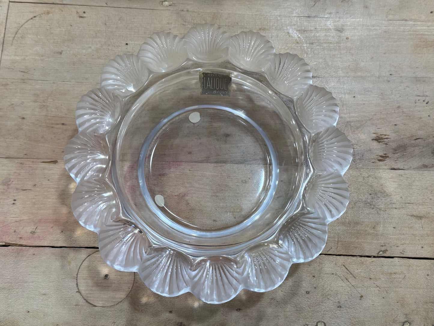 Lalique Crystal "Coquilles" (Shells) Bowl