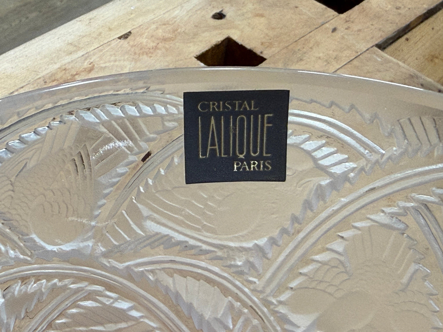 Lalique Crystal "Pinsons" Bowl