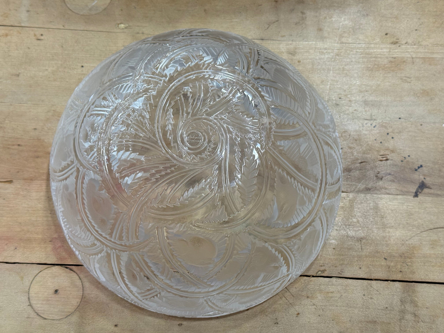 Lalique Crystal "Pinsons" Bowl