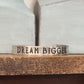 "Dream Bigger" Inspiring Engraved Cuff Bracelet