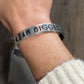 "Dream Bigger" Inspiring Engraved Cuff Bracelet