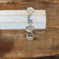 Vintage-Inspired Floral Tile Enamel Link Bracelet