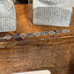Vintage-Inspired Floral Tile Enamel Link Bracelet