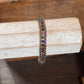 Vintage-Inspired Multi-Color Rhinestone Triple-Chain Bracelet